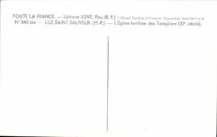 CPM Luz Saint Sauveur L'eglise fortifiee des templiers