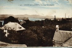 VINTAGE POSTCARD Bonn On the Rhine and the Seven Mountains