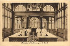 VINTAGE POSTCARD Wiesbaden Kochbrunnen year of Which