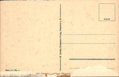 VINTAGE POSTCARD Wiesbaden Nassauer Hof put Bowling green