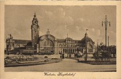VINTAGE POSTCARD Wiesbaden Hauptlaherhof