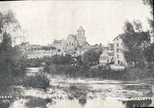 VINTAGE POSTCARD Pond of Marlotte
