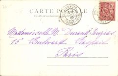 VINTAGE POSTCARD Holy Rouen Ouen and the City