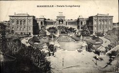 CPA Merseille Palais Longchamp