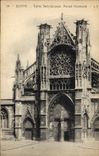 VINTAGE POSTCARD Dieppe Church Saint Jacques Western Gate