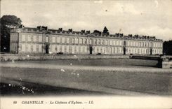 POSTAL Chantilly de la VENDIMIA el castillo de Enghien