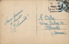 VINTAGE POSTCARD Layered branches the Tower of Cesar or the King