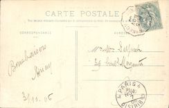 VINTAGE POSTCARD Lake Annecy and Parmelan
