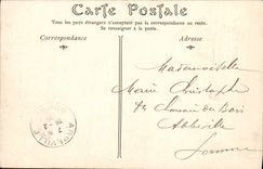 POSTAL Reims de la VENDIMIA la fuente de Godinot