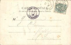 VINTAGE POSTCARD Rheims Church Saint Andre