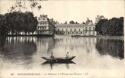 CPA Fontainebleau Le Chateau et l'Etang aux Carpes