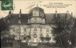 VINTAGE POSTCARD Picturesque Toul Garden of Town hall and Southern Frontage of the Old Palate