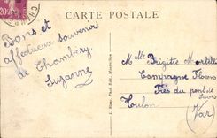 CPA Chambery Place du Centenaire et boulevard de la Colonne