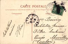 CPA Le Laus Statue de l'Ange 