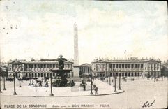CPA Place de la Concorde Edite par le Bon Marche Paris