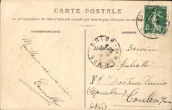 CPA Lyon Interieur de la Basilique de Notre Dame de Fourviere vu de l'entree