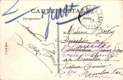 VINTAGE POSTCARD Hyeres Beauregard Avenue