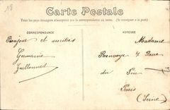 St Celestin del seminario de Bourges Pelit de la POSTAL de la VENDIMIA