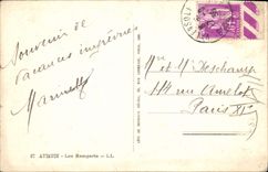 POSTAL MODERNA paredes de Avignon