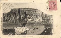 VINTAGE POSTCARD Belfort the Lion of Bartholdi and the Castle