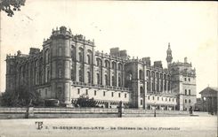 VINTAGE POSTCARD German St in Bush hammer the castle overall picture