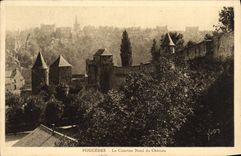CPA Fougeres La Courtine Nord Du chateau