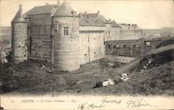 VINTAGE POSTCARD Dieppe the Old Castle