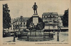 CPA Le Mans Le Monument de Chanzy Militaria 