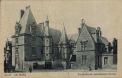 VINTAGE POSTCARD Mans Grabatoir Eveche