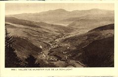 CPA Vallee de Munster vue de la Schlucht