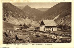 Valle de la POSTAL de la VENDIMIA de Wormsa Spitzkoepfe y de Honeck