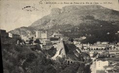 CPA Monaco Le Palais du Prince et la Tete de Chien