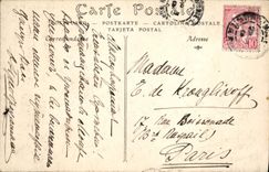 CPA Monaco Le Palais du Prince et la Tete de Chien