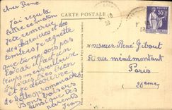 VINTAGE POSTCARD the Castle of Flaghac Southern Aspect East