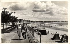 MODERN CARD La Baule Sea the esplanade and the beach