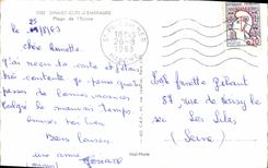 POSTAL MODERNA Dinard dimensiona la playa esmeralda de la cerradura