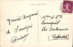 VINTAGE POSTCARD Sand Castle