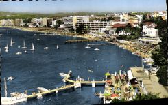 CPM Juan Les Pins Les Plages et la Ville