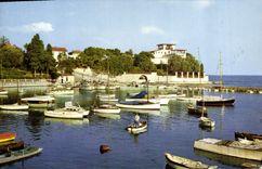 MODERN CARD Beaulieu on Sea the marina the Greek villa