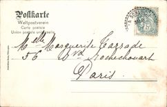 VINTAGE POSTCARD Collar of Schlucht