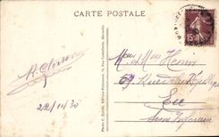 VINTAGE POSTCARD Montpellier the Theater and Street Maguelonne Tram