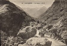 CPA Gavarnie Le Chaos Automobile