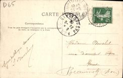 VINTAGE POSTCARD Gavarnie View of the Circus and the Bridge of Snow