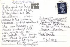 POSTAL MODERNA Gretings de Londres