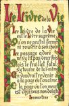 CPA Fantaisie Le livre de la vie Lamartine 