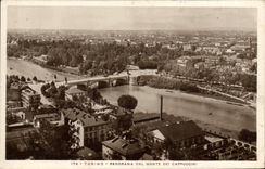 VINTAGE POSTCARD Torino Panorama Dal Assembles Del Cappuccini