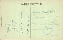 VINTAGE POSTCARD Column of Trenie between Ploermel and Josselin