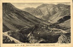 CPA Route Des Alpes Col De La Cayolle