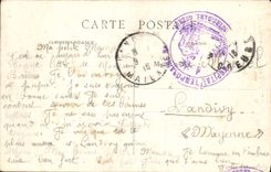 VINTAGE POSTCARD edges of Thaurion between Valliere and Royere