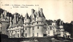 CPA Usse Le Chateau Vue D'ensemble